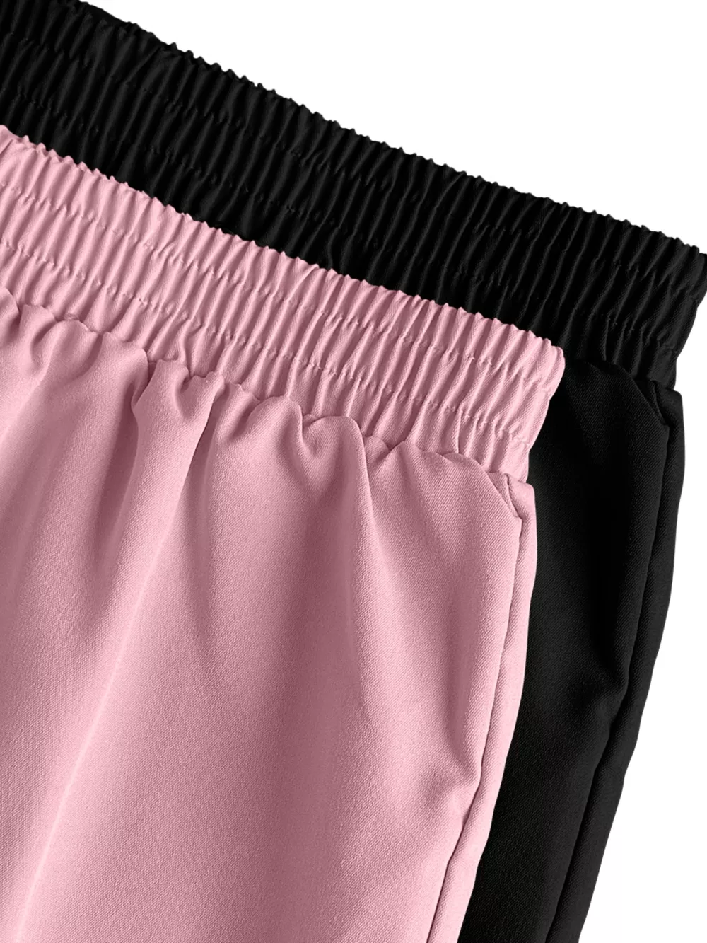 2 Piece Elastic Waist Cargo Pants, image 17