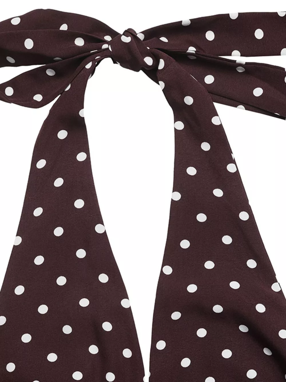 Halter Neck Polka Dot Maxi Dress, image 5
