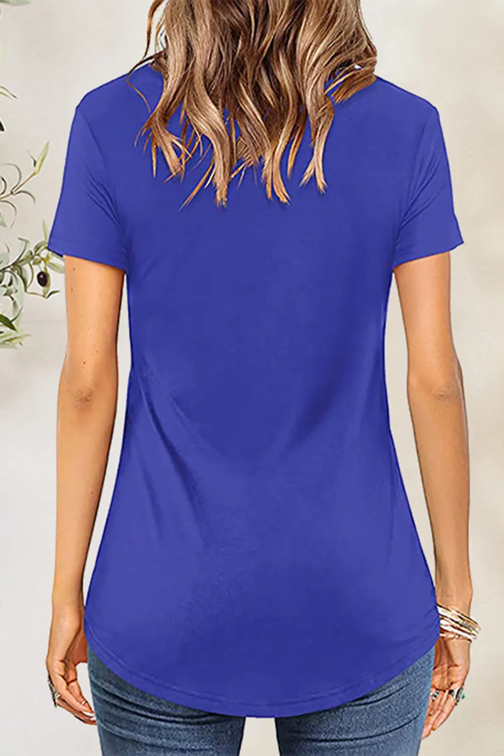 Crisscross Short Sleeve T-Shirt, image 20