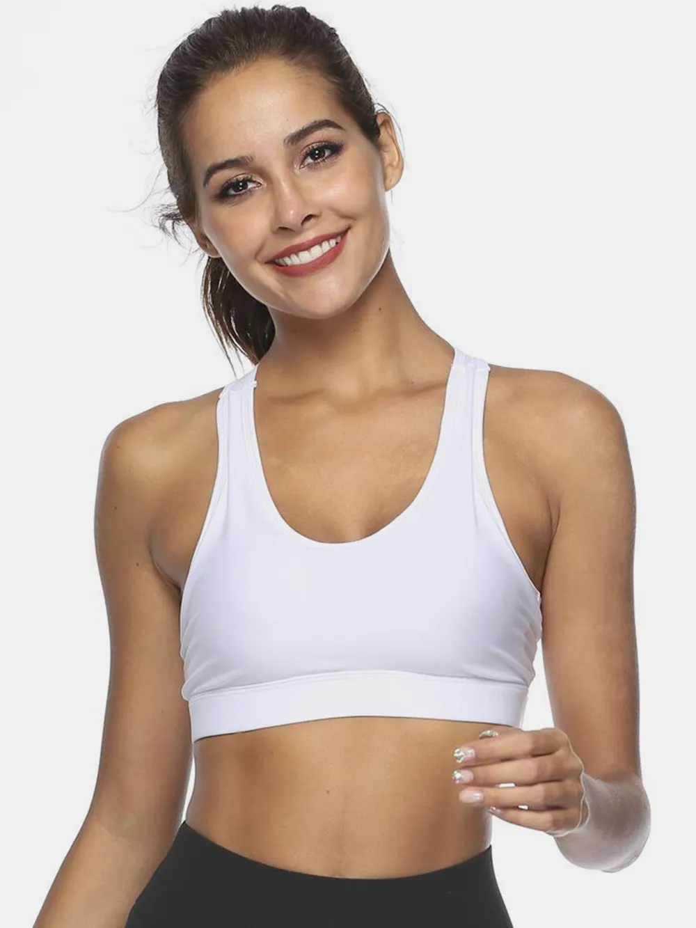 Cutout Scoop Neck Active Tank, image 13