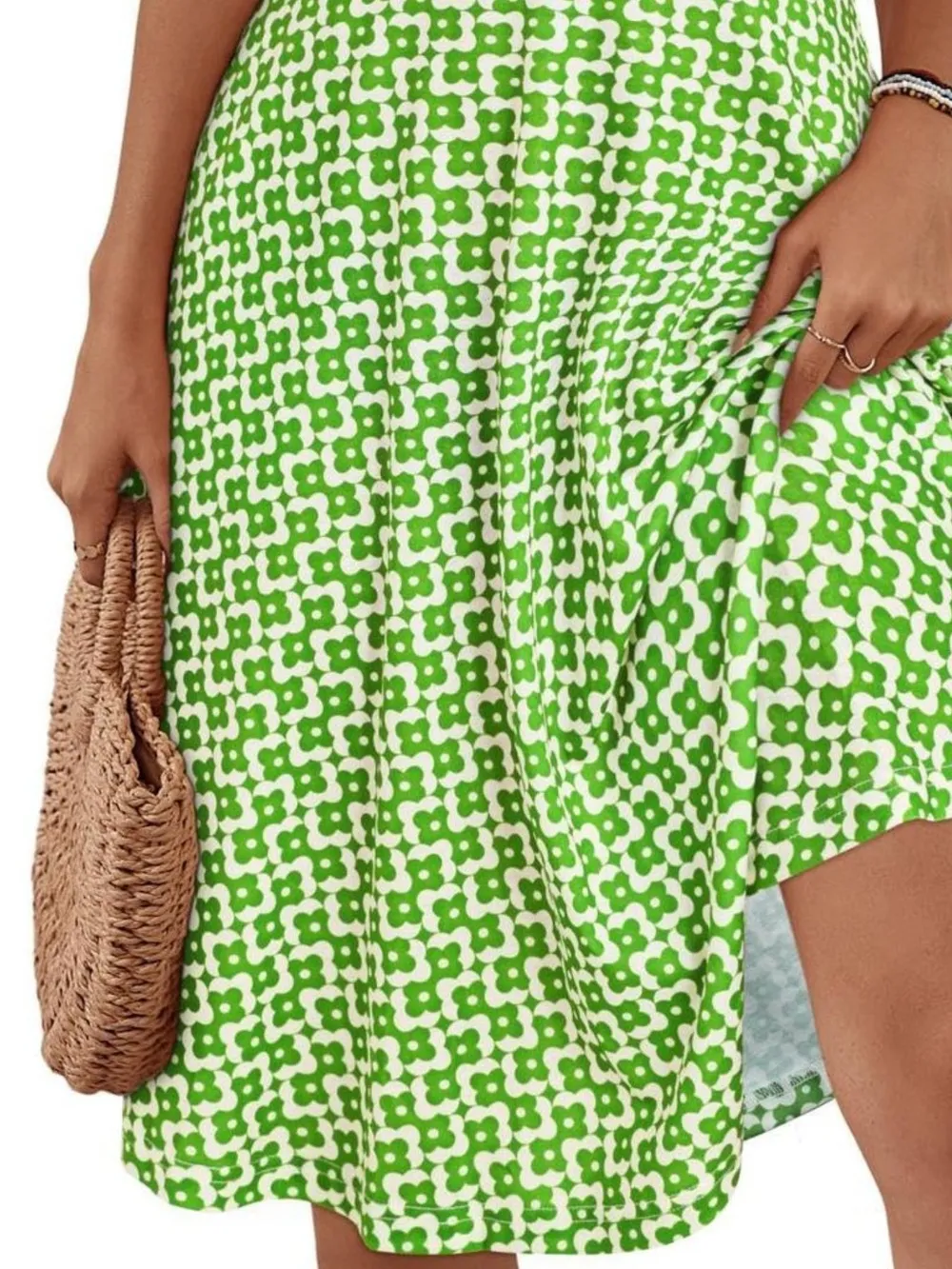 Printed Halter Neck Dress, image 15