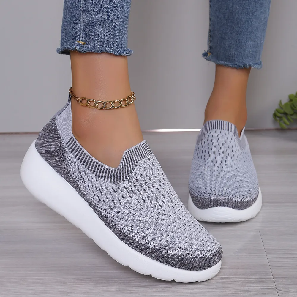 Breathable Round Toe Mesh Slip-On, image 3