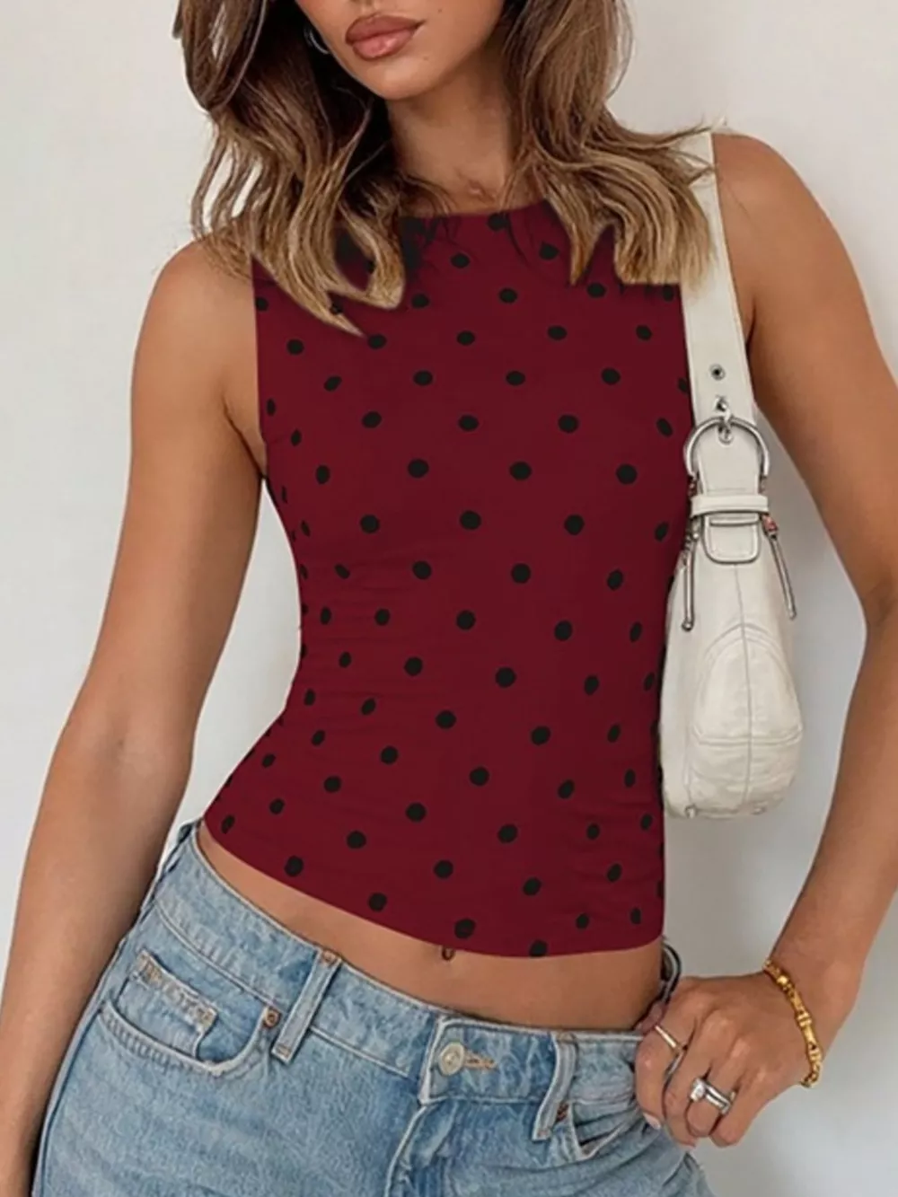 Polka Dot Tank Top, image 14