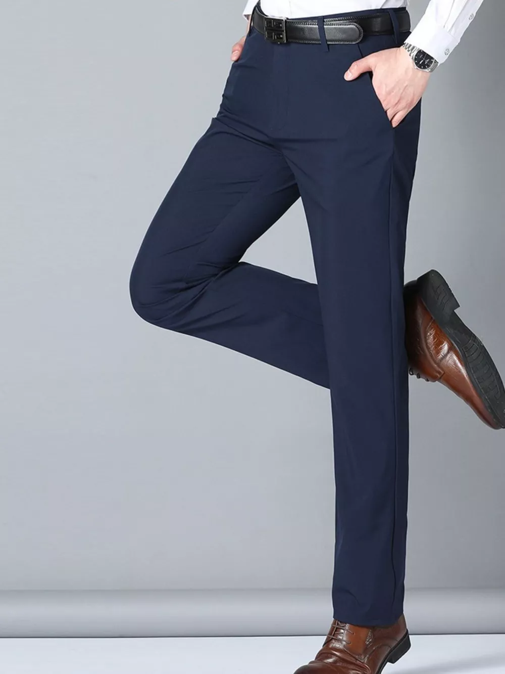 Men's Slim Fit Casual Pants, image 2
