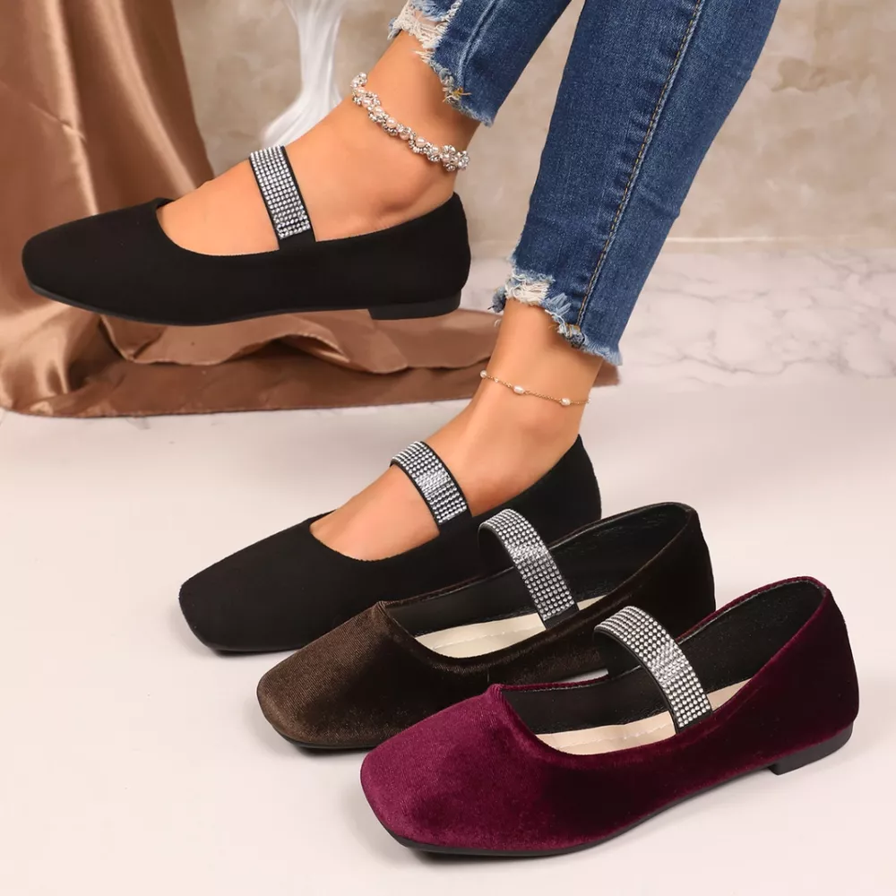 Square Toe Slip-Ons, image 2