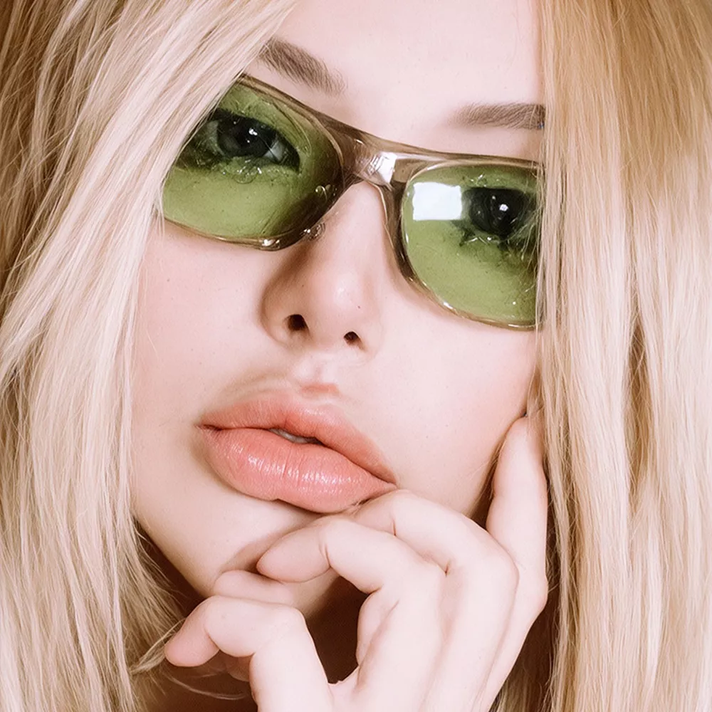 Rectangular Tinted Sunglasses, image 5