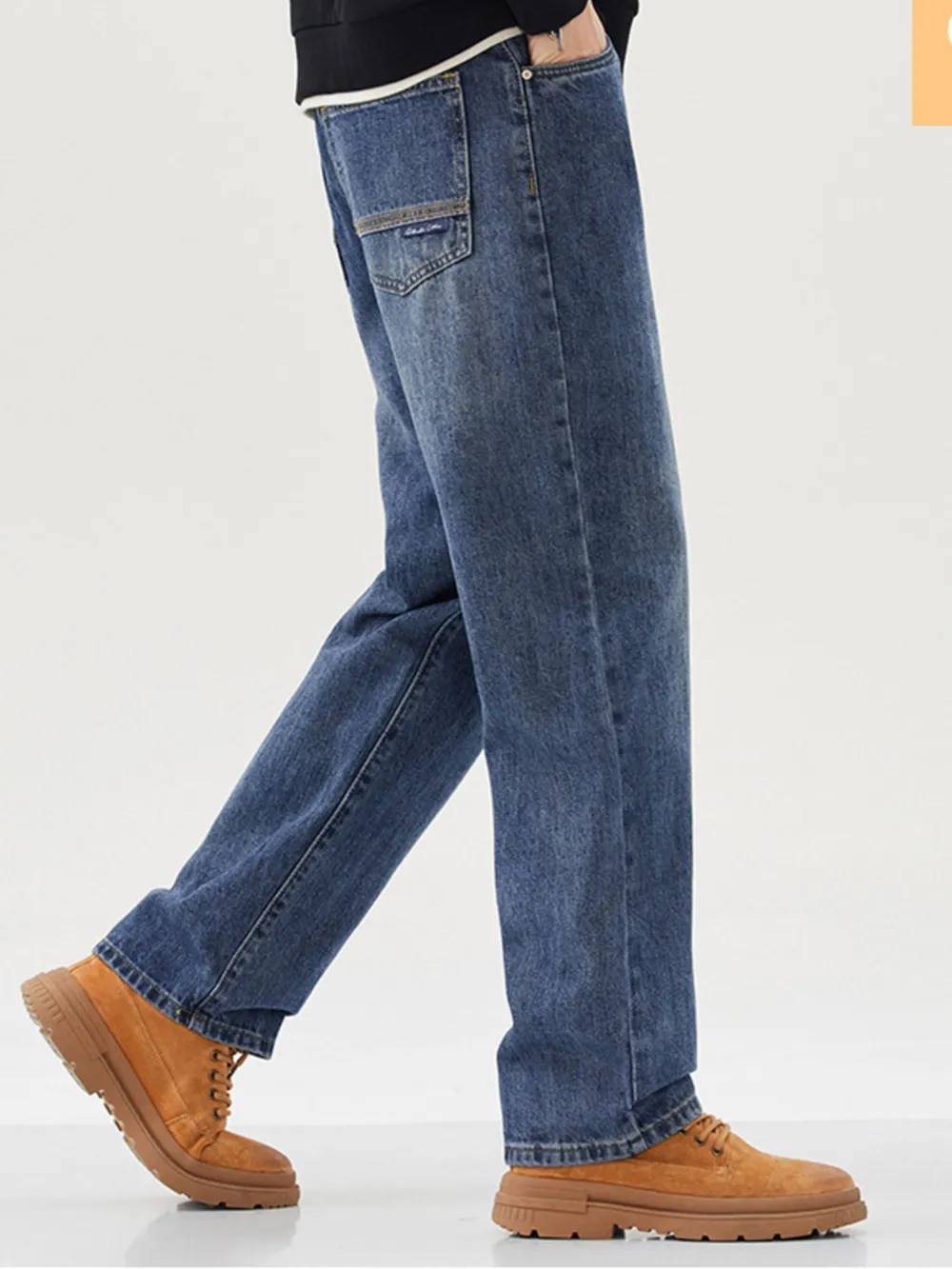 Men's Wide Leg Jeans, image 3