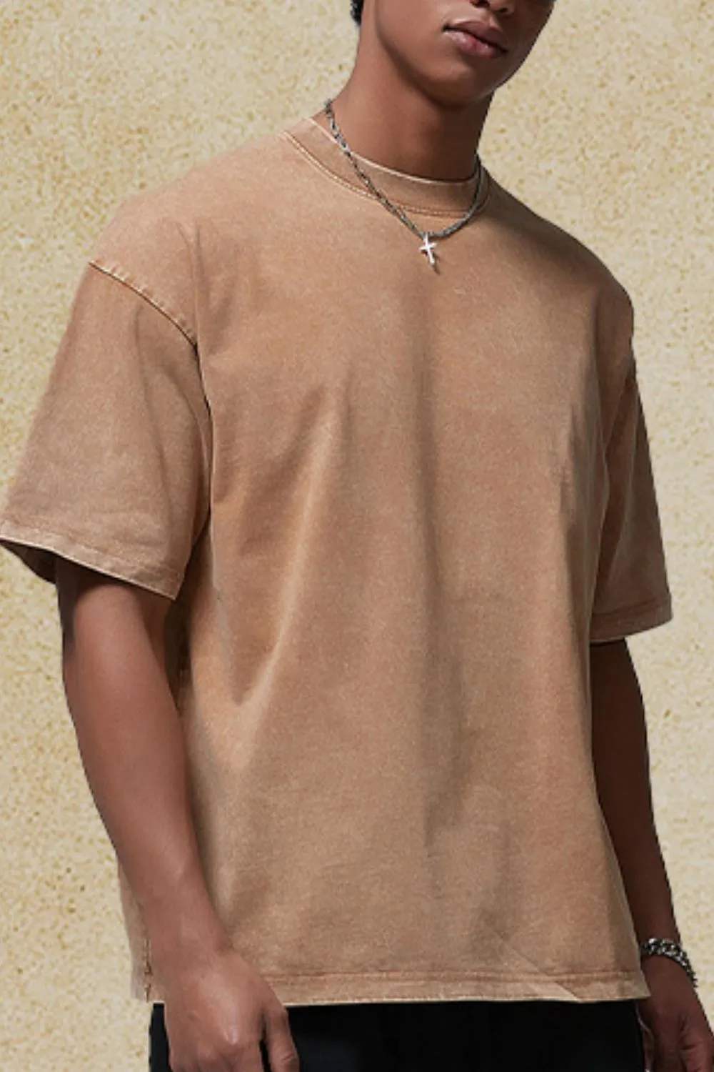 Men's Round Neck Half Sleeve T-Shirt, image 3