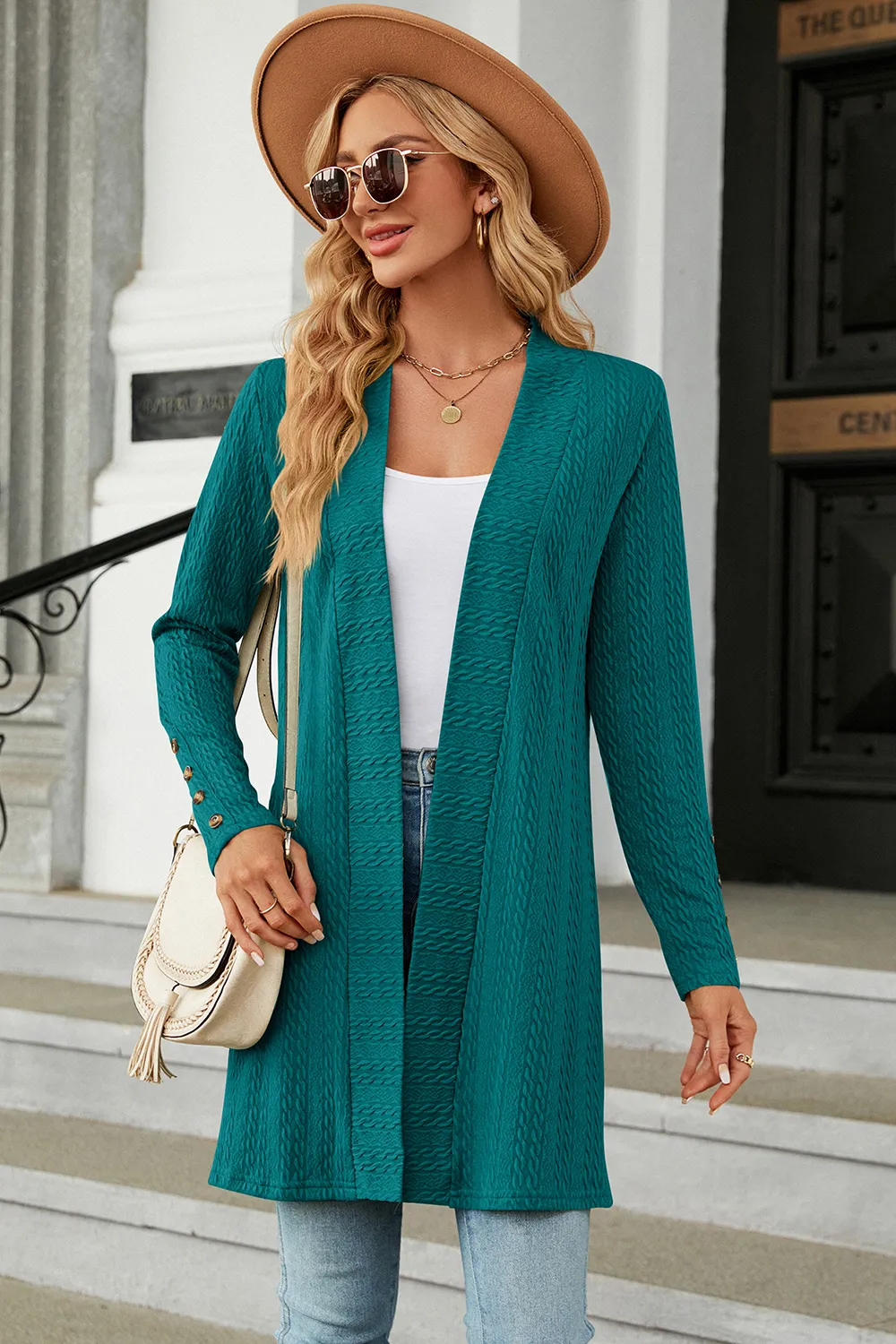 Open Front Long Sleeve Cardigan, image 4