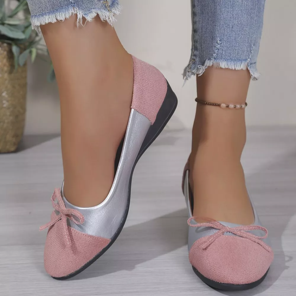 Bow Accent Two-Tone Slip-Ons, image 7