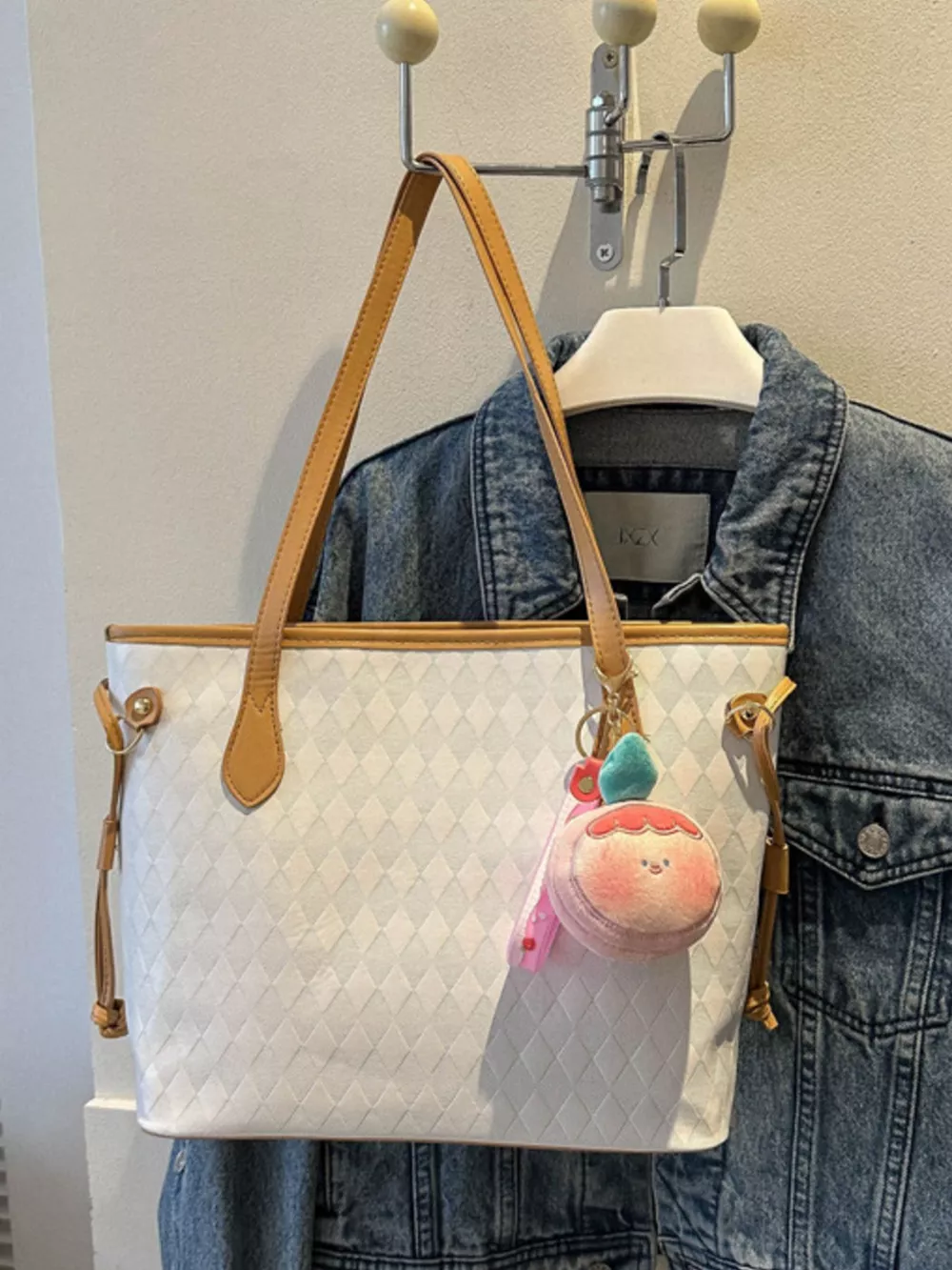 Woven Pattern Tote Bag, image 13
