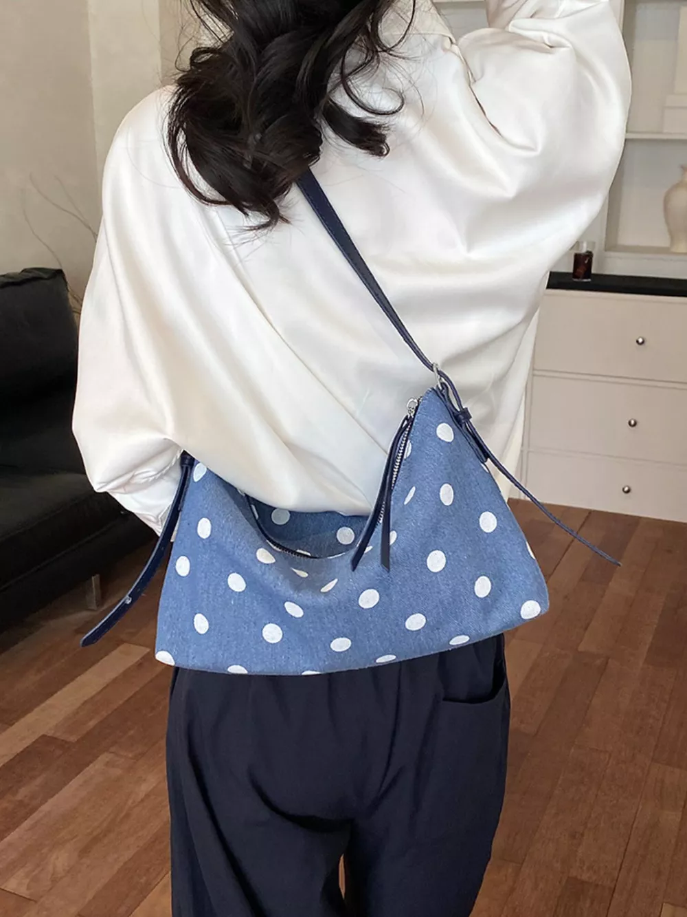 Polka Dot Shoulder Bag, image 3