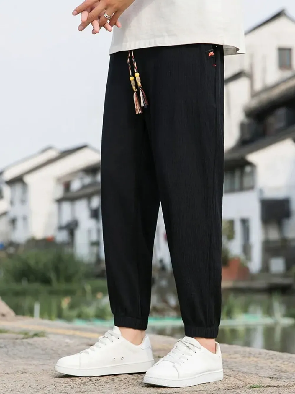 Men's Plus Size Casual Drawstring Jogger Pants