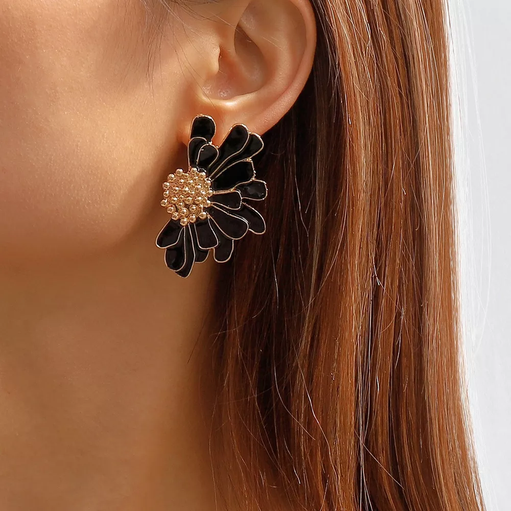 Flower Stud Earrings, image 16