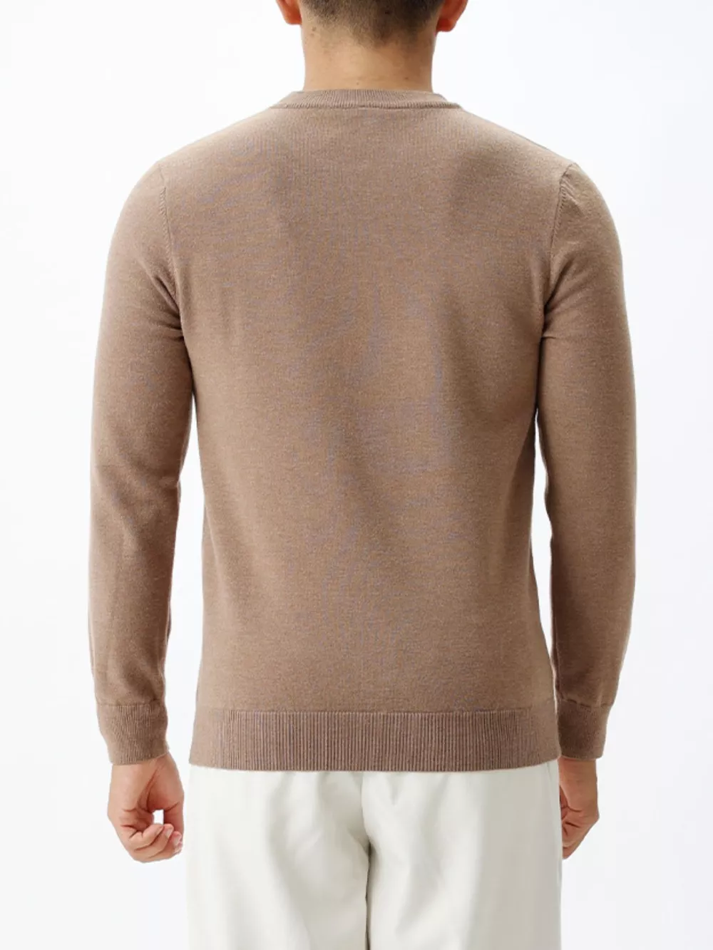 Men's Plus Size Classic Crew Neck Sweater, image 15