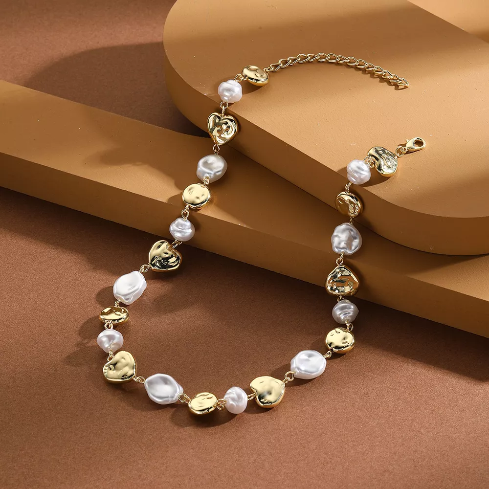 Alloy Pearl Chain Necklace, image 7