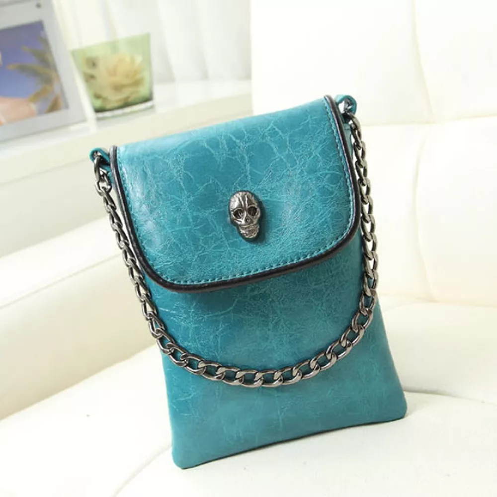 Skull Embellished Mini Bag, image 4