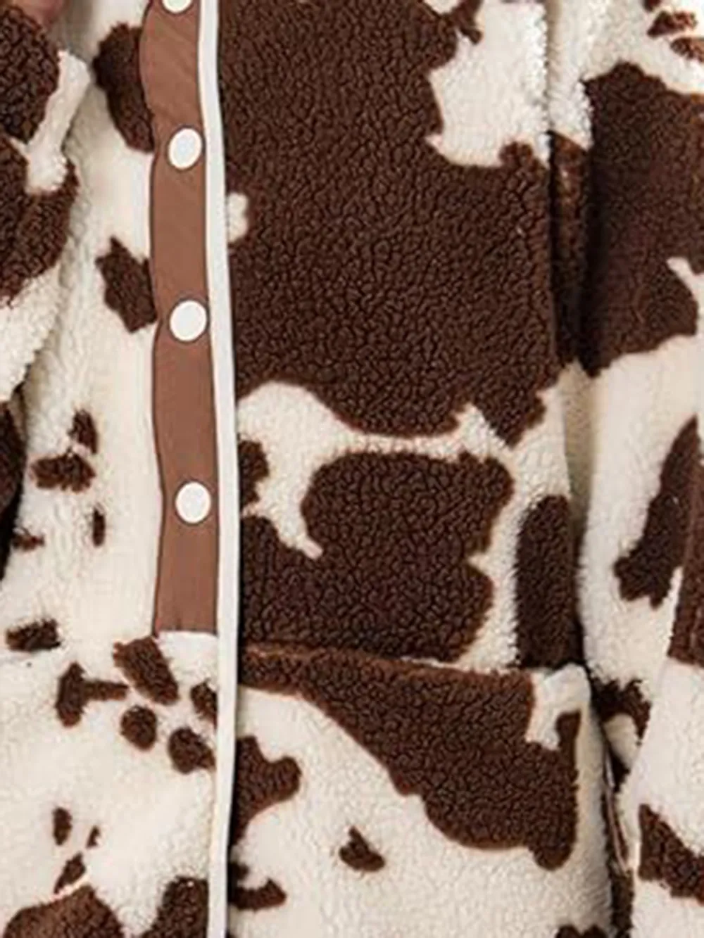 Pocketed Half Snap Sherpa Jacket, image 4
