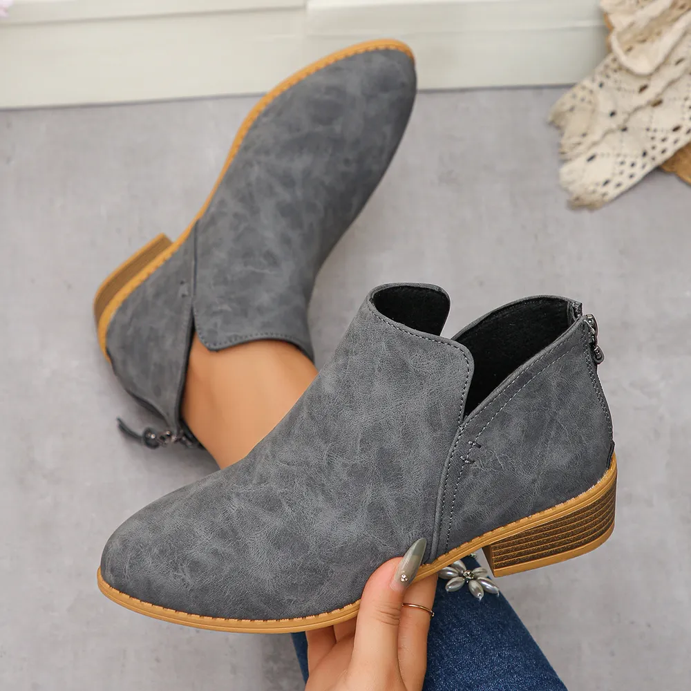 Classic Block Heel Ankle Boots, image 12