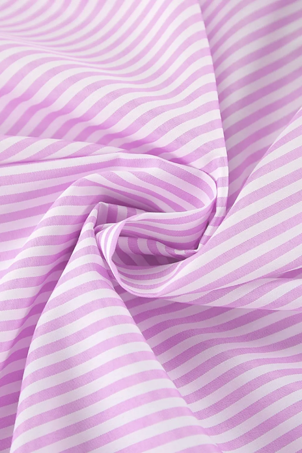 Striped Collared Neck Long Sleeve Shirt, image 10