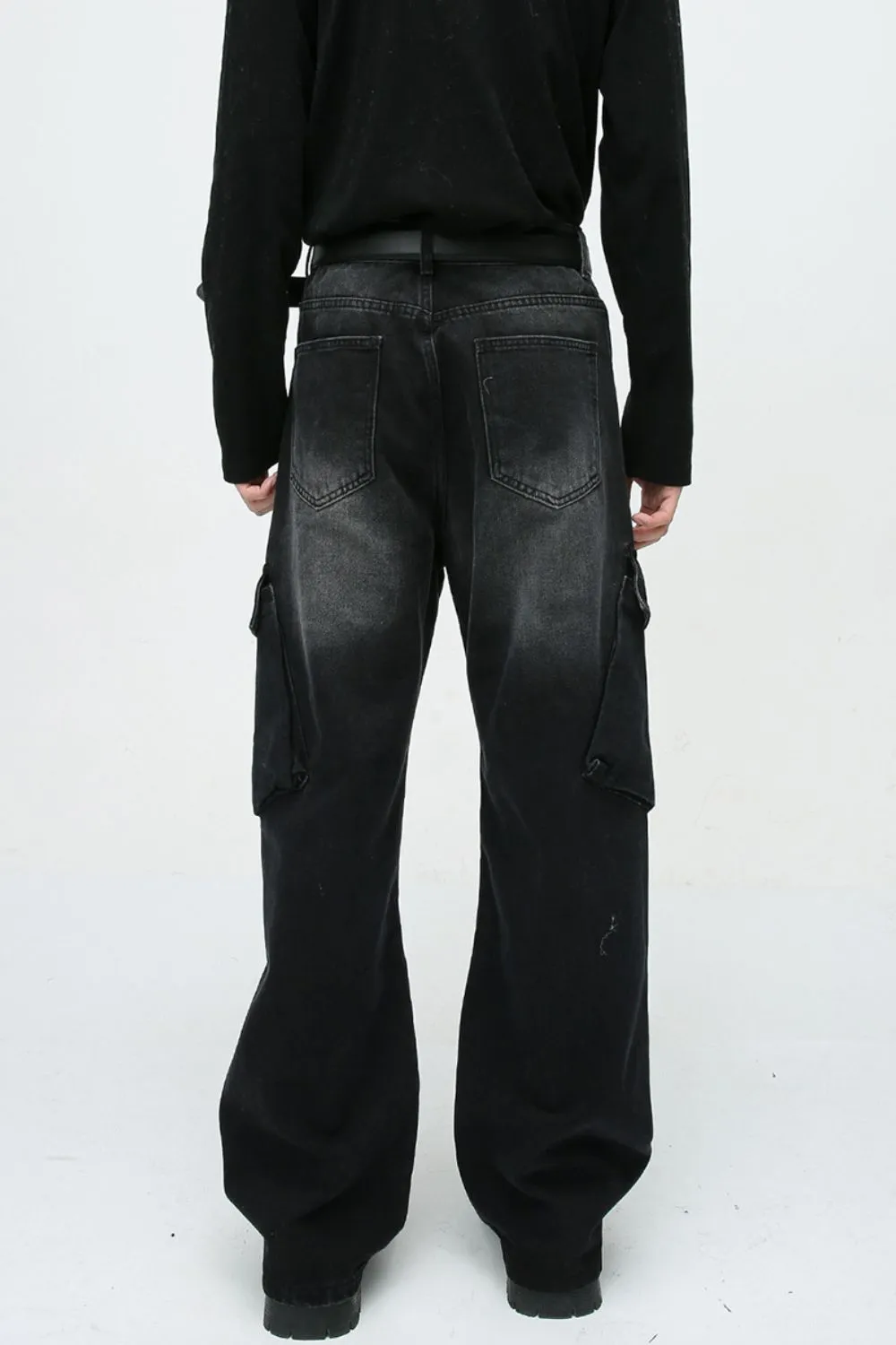 Baggy Jeans with Cargo Pockets, image 4