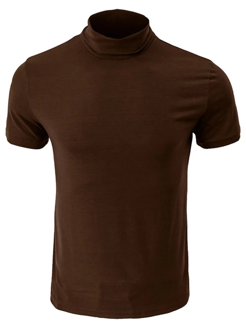 Men's Full Size Mock Neck Short Sleeve T-Shirt Plus Size, image 11