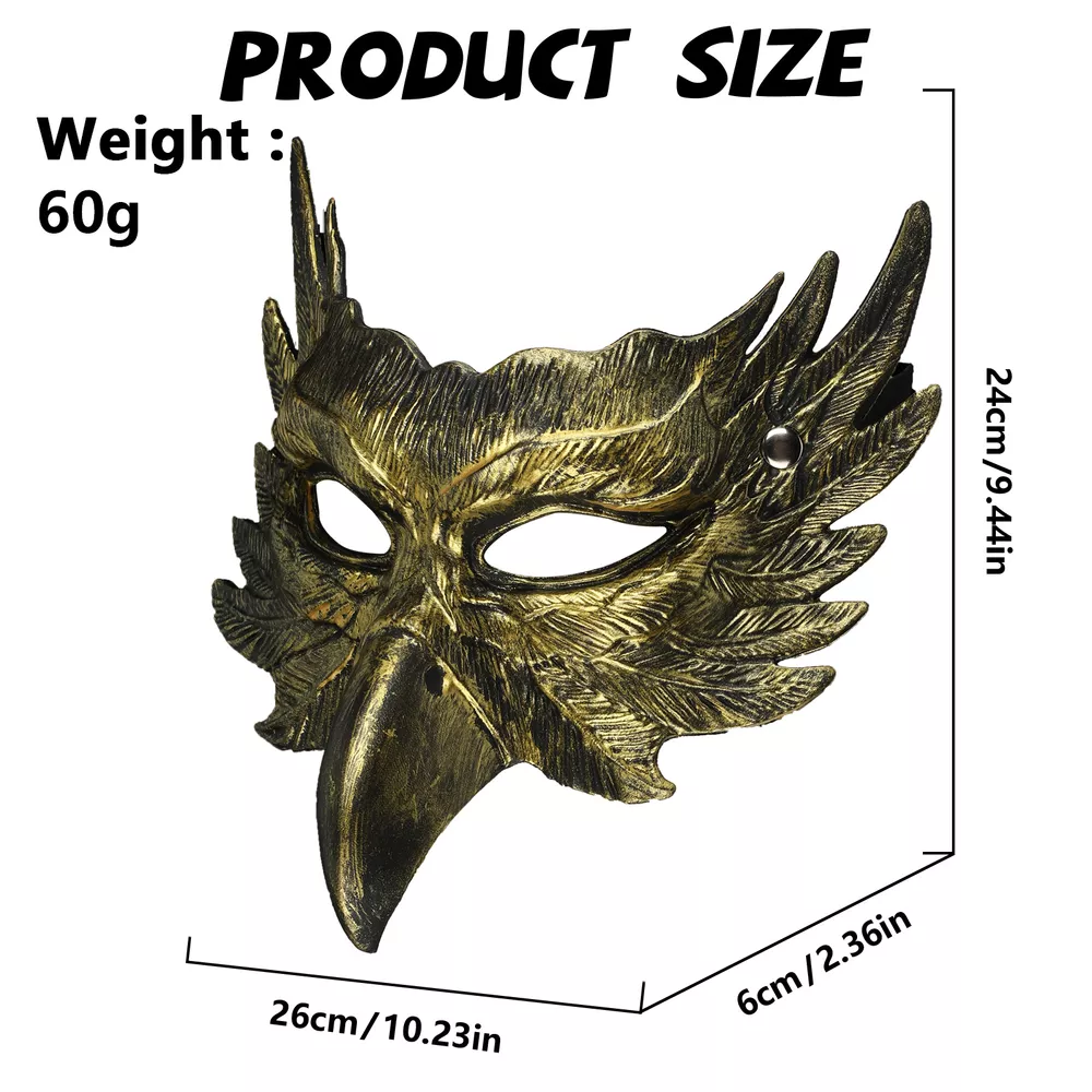 Eagle Masquerade Mask, image 6