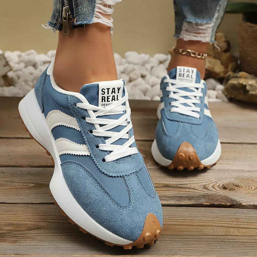 Round Toe Lace Up Sneakers, image 11
