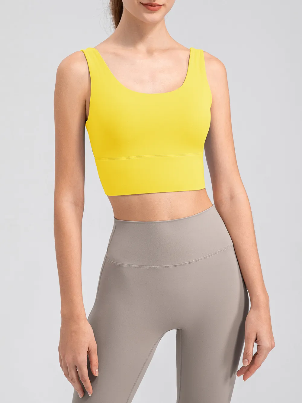 Scoop Neck Wide Strap Active Tank, image 15
