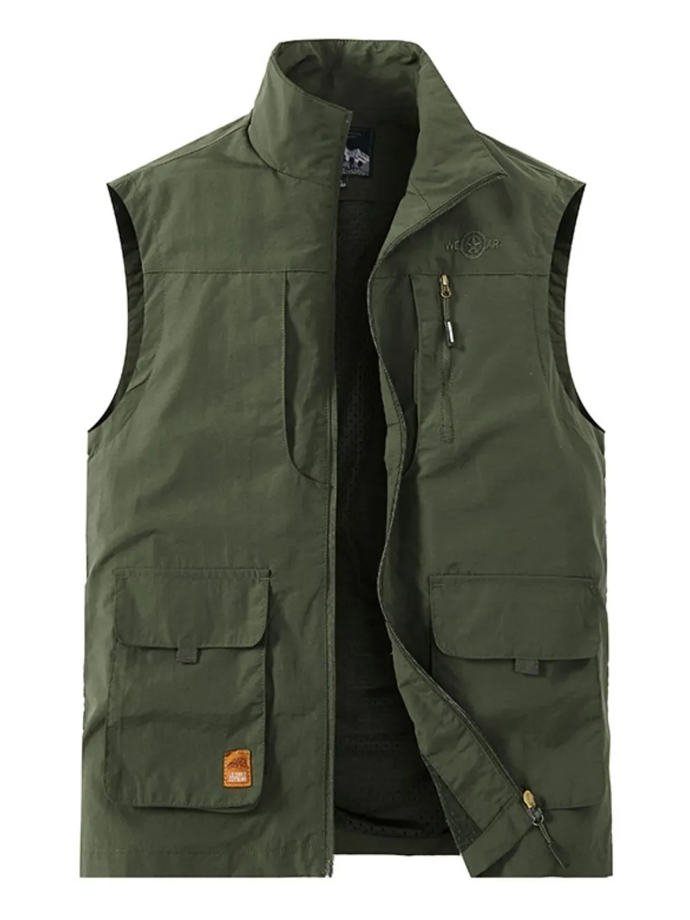 Men's Plus Size Zip Up Vest, image 7