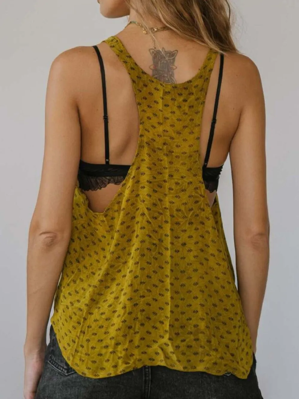Printed Scoop Neck Tank, image 11