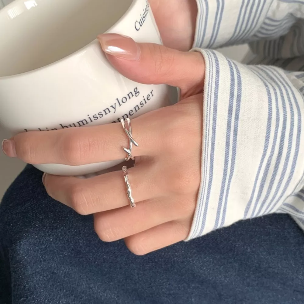 925 Sterling Silver Open Ring, image 2