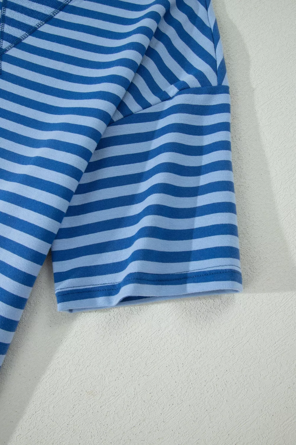 Striped Short Sleeve Top and Shorts Set, image 11