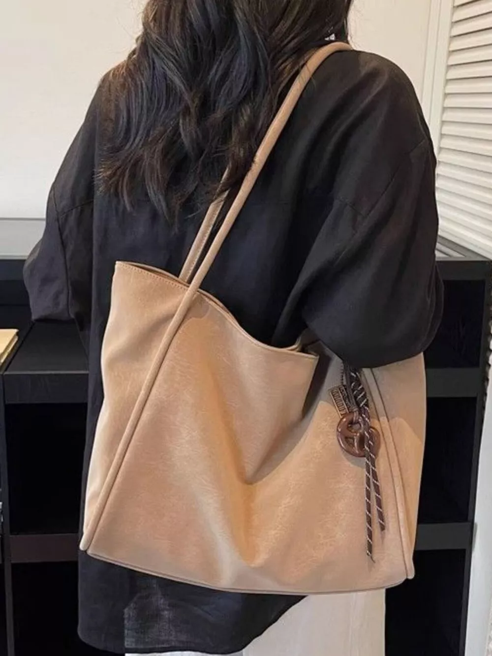 Solid Color Shoulder Bag, image 9