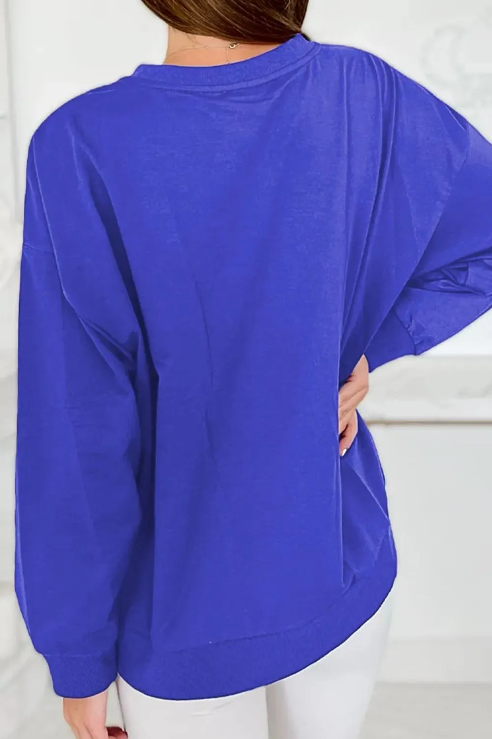 Round Neck Long Sleeve Sweatshirt, image 13