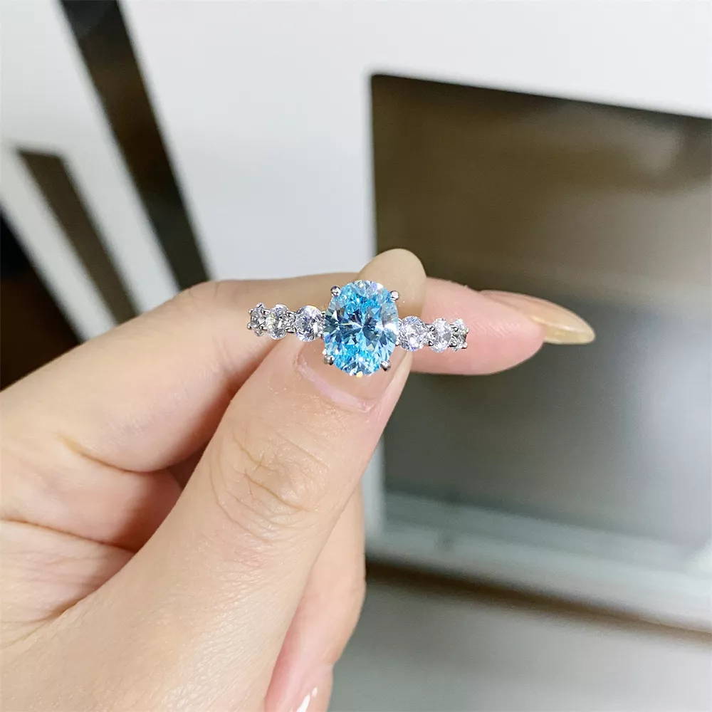 925 Sterling Silver Oval Ring, image 3