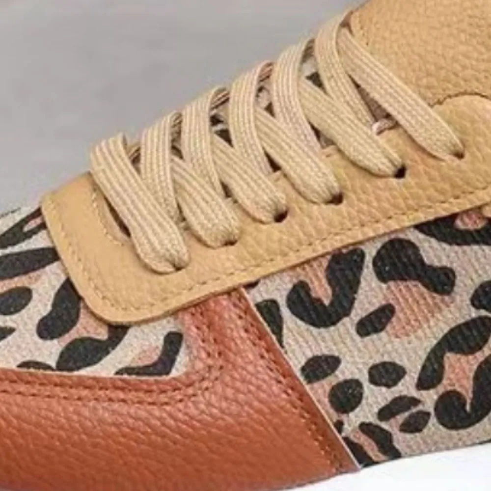 Tied Printed PU Leather Athletic, image 6