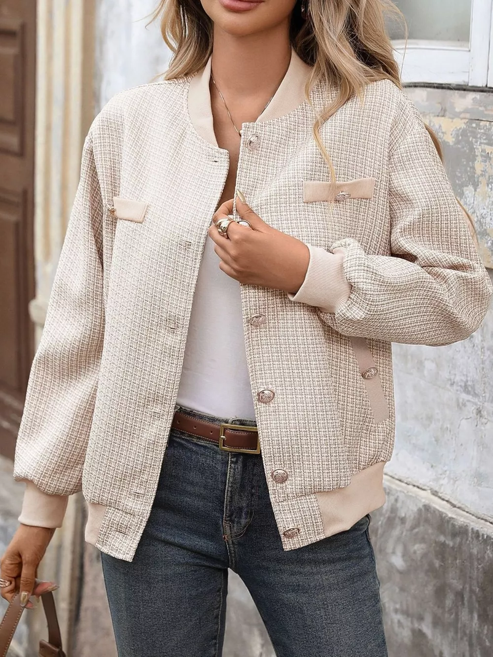 Button Up Long Sleeve Jacket