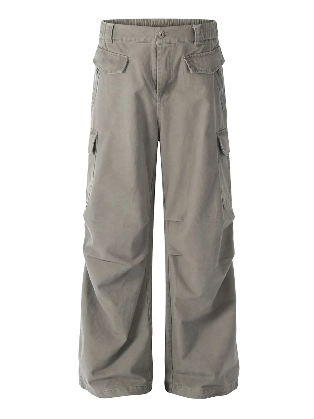 Men's Oversized Cargo Pants with Multiple Pockets, image 2