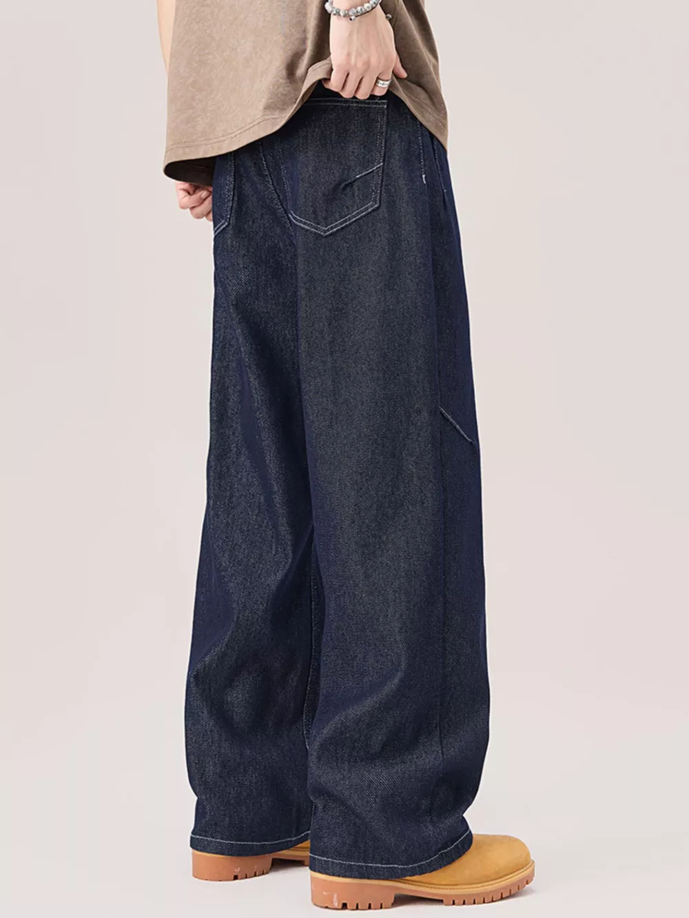 Men's Wide Leg Jeans, image 6