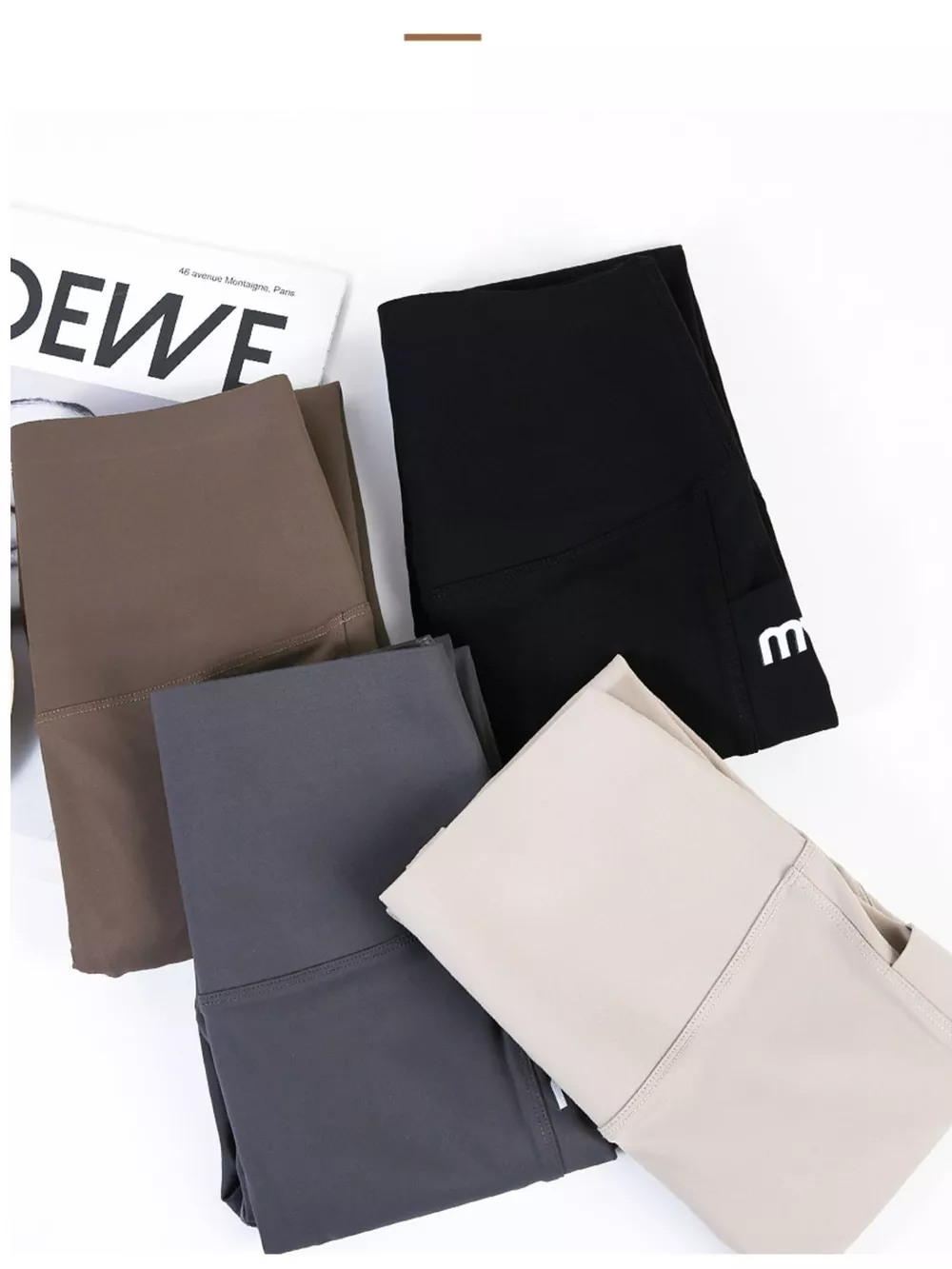 High-Waisted Tummy Control Active Leggings with Side Pockets, image 13