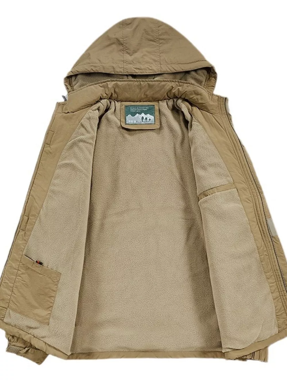 Men's Plus Size Waterproof Hooded Outdoor Jacket, image 5