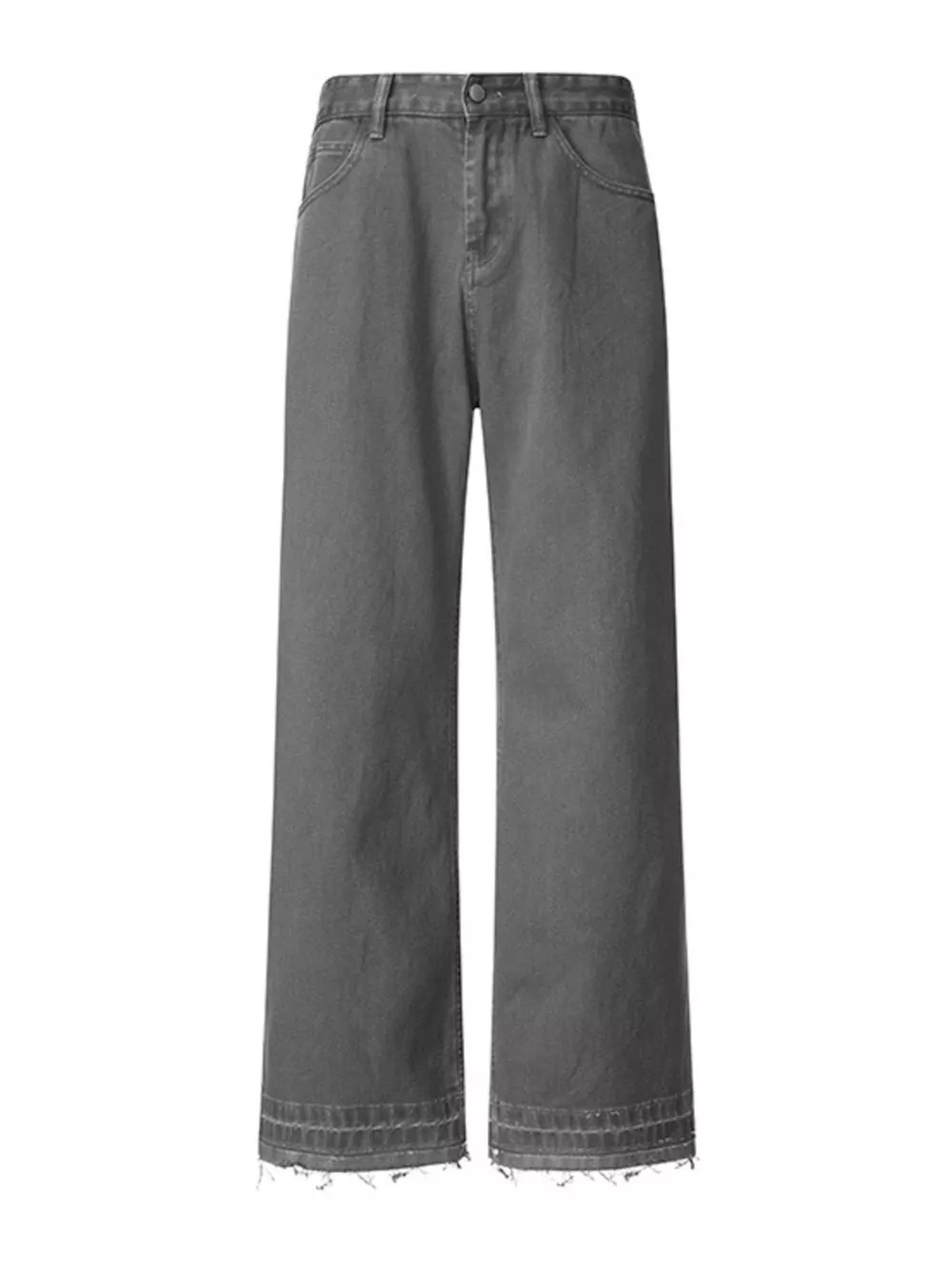 Men's Wash Relaxed Fit Wide Leg Jeans, image 6