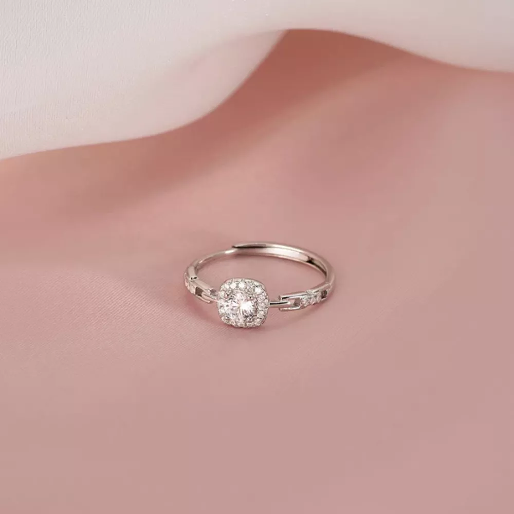 925 Sterling Silver Zircon Ring, image 3