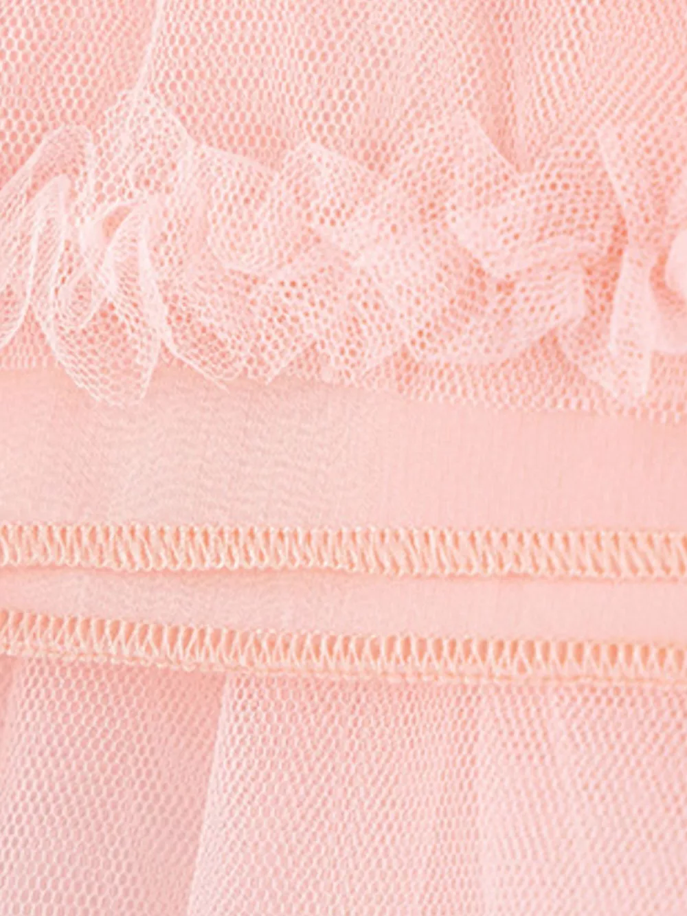 Children's Tulle Dress with Polka Dots and Bow Detail, image 8
