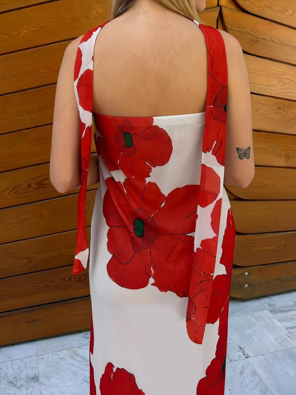 Printed Tube Maxi Dress, image 21