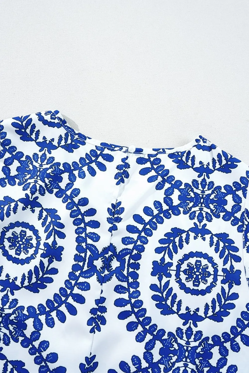 Printed Crew Neck Sleeveless Top, image 12