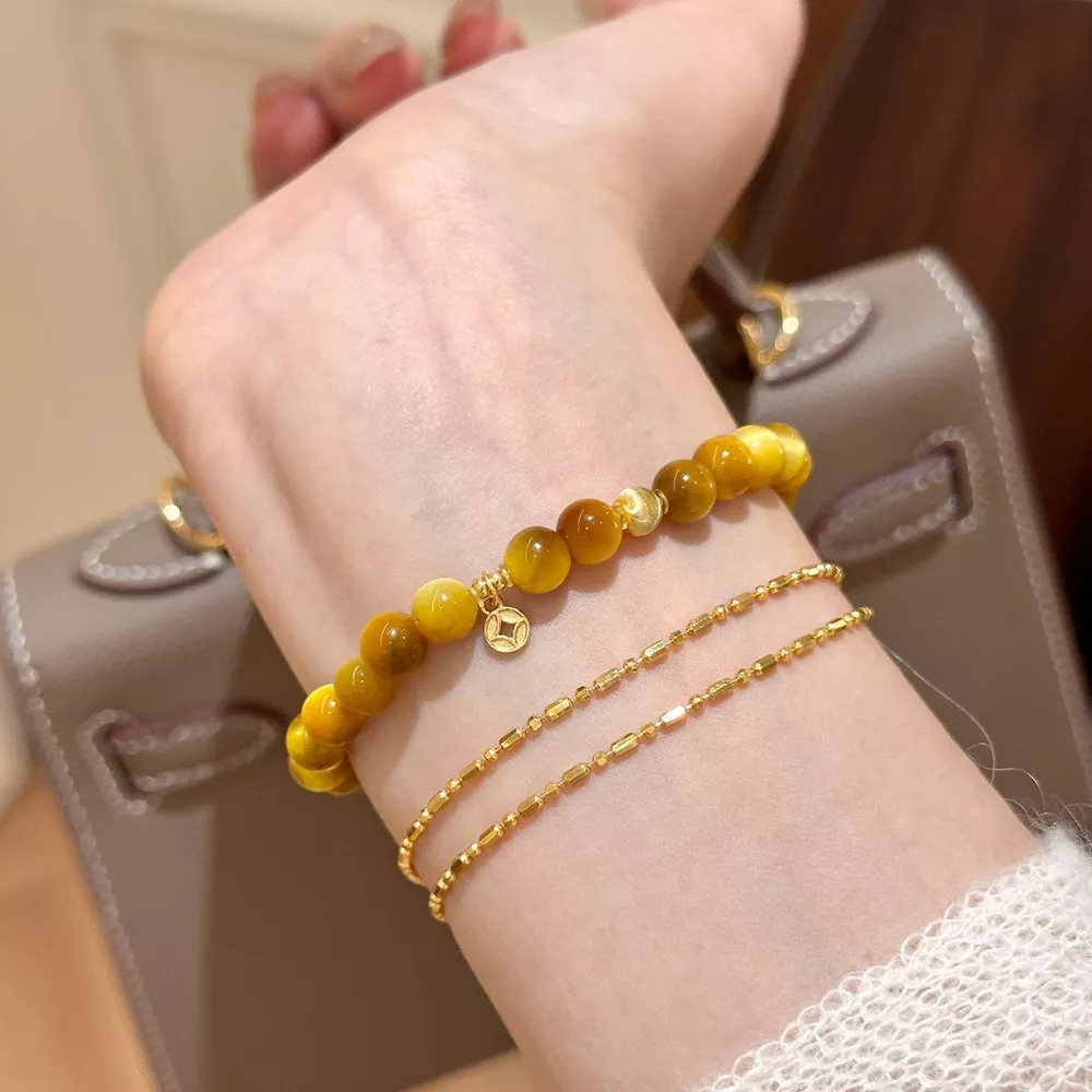 Tiger Eye Beaded Bracelet, image 3