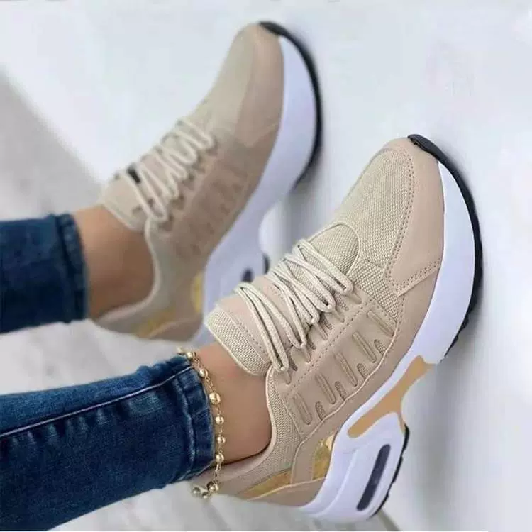 Lace Up Round Toe Sneakers, image 7