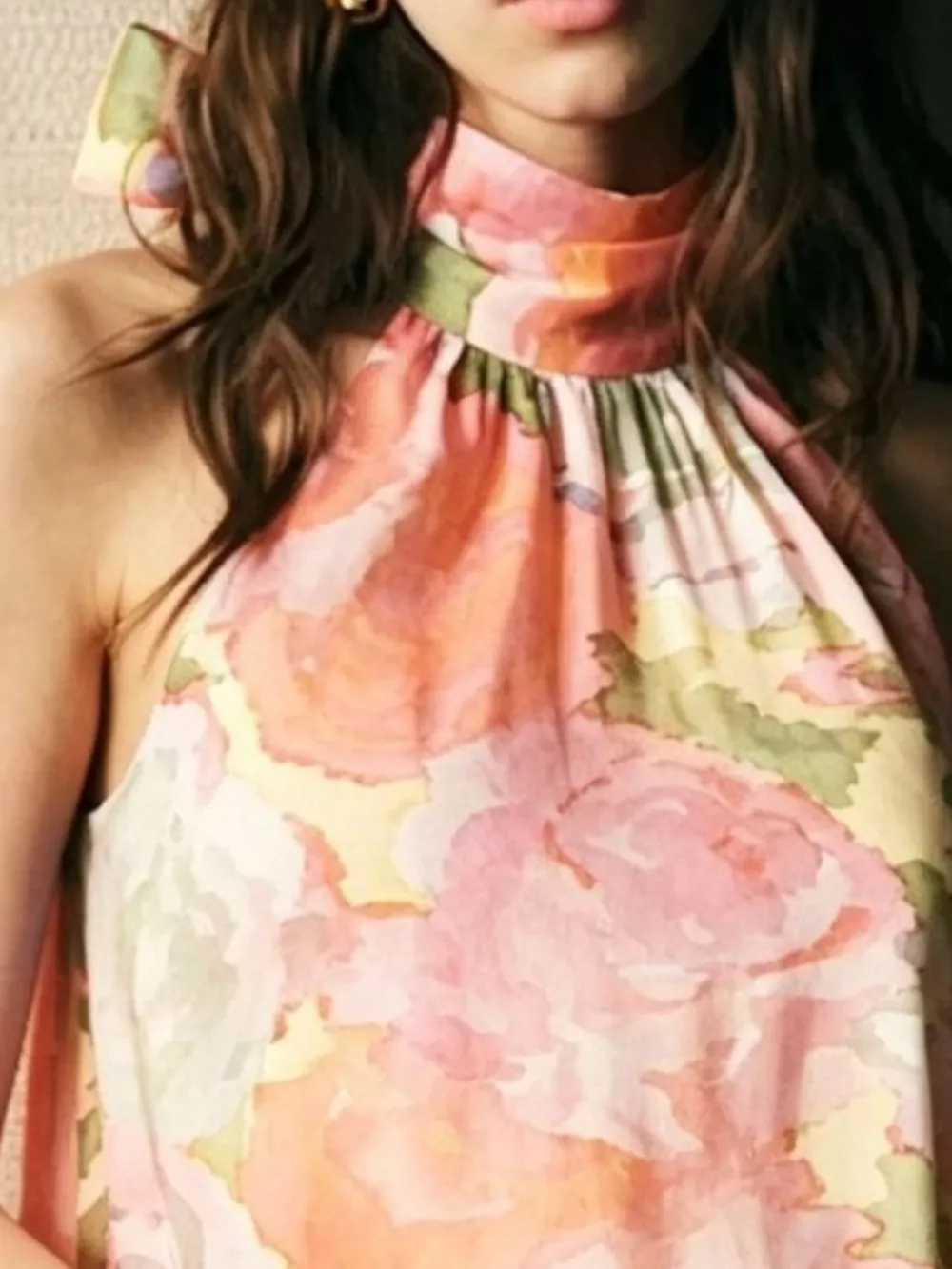 Full Size Floral Print Sleeveless Mini Dress Plus Size, image 15